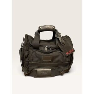 Tumi Bag Black Ballistic Nylon 14" Compact Carry-On Travel Gym Bag Tote Carryall